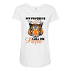 My Favorite People Call Me Papa Maternity Scoop Neck T-shirt