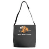 need more coffee Adjustable Strap Totes