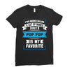 I've Been Called A Lot Of Names But Pop Pop Is My Favorite Ladies Fitted T-Shirt