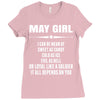 Super May Girl Ladies Fitted T-Shirt
