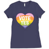 Vote Yes-Australia Marriage Equality Ladies Fitted T-Shirt