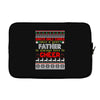 Santa Only Comes Once A Year Father Is Always Here To Cheer Laptop sleeve