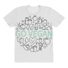 go vegan 3 All Over Women's T-shirt