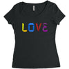 love Women's Triblend Scoop T-shirt