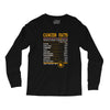 Cancer Facts Zodiac Long Sleeve Shirts