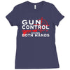 limited edition gun control Ladies Fitted T-Shirt