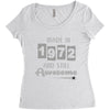made in 1972 and still awesome Women's Triblend Scoop T-shirt