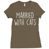 married with cats Ladies Fitted T-Shirt