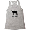 bull shirt funny small humor crude awesome beer tee cool geek nerd hum Racerback Tank
