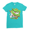 funny snake Ladies Fitted T-Shirt