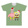 spongebob squarepants and patrick christmas All Over Men's T-shirt