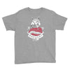 bad cat   gatos locos Youth Tee