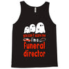 can't scare me halloween funeral direct Tank Top