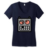 robot funny Women's V-Neck T-Shirt