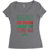 grace.. Women's Triblend Scoop T-shirt
