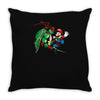 raphael meets mario Throw Pillow