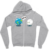 oil spill Zipper Hoodie