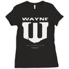 wayne enterprises batman caped crusader Ladies Fitted T-Shirt