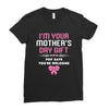 I'm Your Mother's Day Gift, Pop Says You're Welcome Ladies Fitted T-Shirt