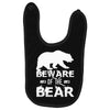 Beware Of The Bear Baby Bibs