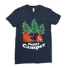 Happy Camper Ladies Fitted T-Shirt