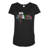 and that how i saved the world Maternity Scoop Neck T-shirt