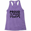 Proud To Wear Pink Racerback Tank
