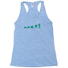 evolution of turtles Racerback Tank