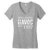 unheil havoc since 1957 Women's V-Neck T-Shirt