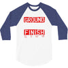 please drag across the finish line 3/4 Sleeve Shirt