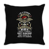 I'm A Veteran Papa T Shirt Throw Pillow