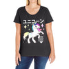 Ponycorn Ladies Curvy T-Shirt