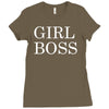 girl boss Ladies Fitted T-Shirt