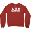 sex weights and protein shakes Crewneck Sweatshirt