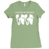 steven seagal flock of seagals seagulls Ladies Fitted T-Shirt