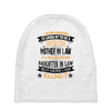 Super Cool Mother In Law Of A Freaking Awesome Daughter Baby Beanies