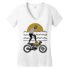 ride surf Women's V-Neck T-Shirt