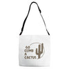go climb a cactus Adjustable Strap Totes