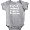page jones plant bonham Baby Onesie