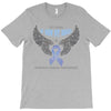my hero is now my angel stomach cancer awareness T-Shirt