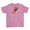 red blu yellow Youth Tee