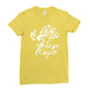 mexican eagle Ladies Fitted T-Shirt