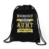 Nobody Is Perfect But If You Are An Aunt You Are Pretty Damn Close Drawstring Bags