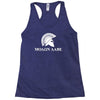molon labe spartan rifle Racerback Tank