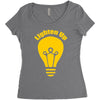 lighten up best trending Women's Triblend Scoop T-shirt