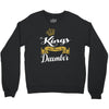 kings are born in december Crewneck Sweatshirt