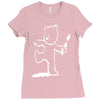 banksy teddy bear pop art new Ladies Fitted T-Shirt