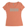 boss funny Women's Triblend Scoop T-shirt