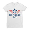 independence day Ladies Fitted T-Shirt