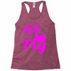 pig lover Racerback Tank